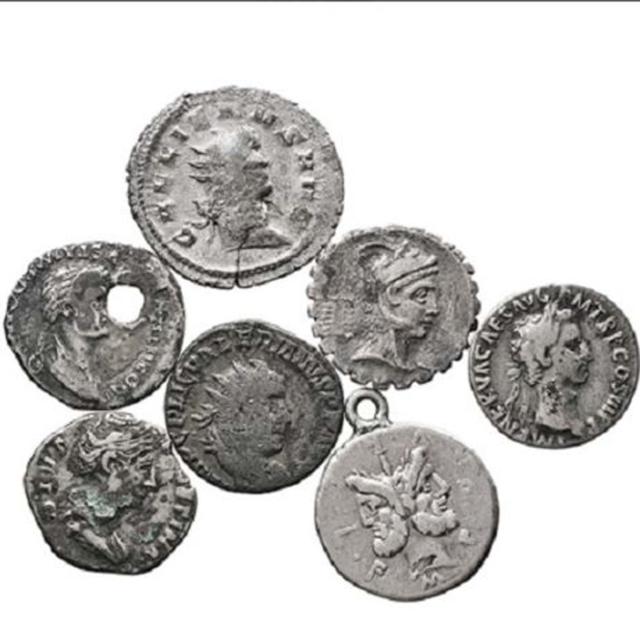 Holed-Domitia-Denarius---Real-Or-Not?